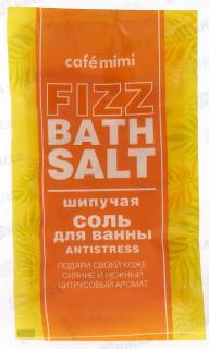 Cafe Mimi: Šumivá soľ do kúpeľa Antistress 100 g