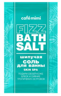 Cafe Mimi: Šumivá soľ do kúpeľa Skin SPA 100 g