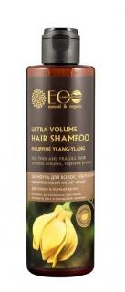 ECO LABORATORIE natural & organic Šampón  na tenké a lámavé vlasy ULTRA OBJEM 250 ml