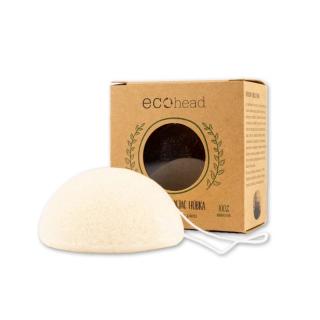 ECOHEAD 100% prírodná konjaková hubka na umývanie tváre - biela