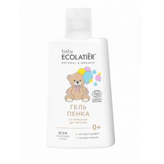 ECOLATIÉR: Certifikovaný organický sprchový gél-pena BABY 0+ 250 ml