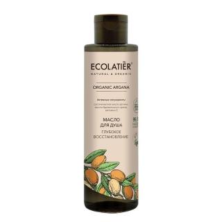ECOLATIÉR Green:  Sprchový olej Organic Argana - Hlboká regenerácia  250 ml