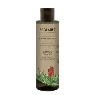 ECOLATIÉR Hydratačný a posilňujúci šampón na rast vlasov Organic Aloe  250 ml