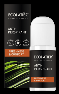 Ecolatiér: Pánsky prírodný deodorant-antiperspirant Sviežosť a komfort 50 ml