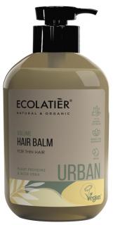 ECOLATIÉR URBAN: Balzam na objem na jemné vlasy s rastlinnými proteínmi a aloe vera 400 ml