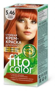 FITO COLOR Trvácna farba na vlasy s prírodným základom bez amoniaku a bez zápachu Medeno-ryšavá