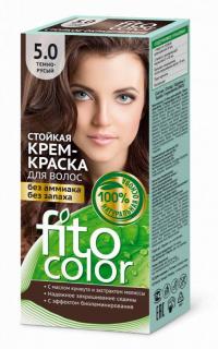 FITO COLOR Trvácna farba na vlasy s prírodným základom bez amoniaku a bez zápachu Tmavý rusý