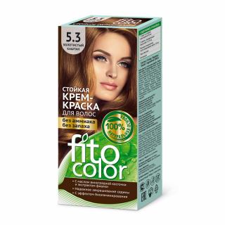FITO COLOR Trvácna farba na vlasy s prírodným základom bez amoniaku a bez zápachu Zlatistý gaštan