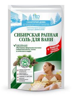 FITO KOSMETIK Recepty prof. Bogoľubova Sibírska soľ rapa do kúpeľa (proti únave a stresu) 500 g