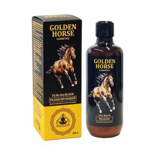 GOLDEN HORSE: Relaxačný gél-balzam na chrbticu, kĺby a svaly 400 ml