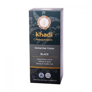 KHADI: Rastlinná farba na vlasy Čierna 100 g