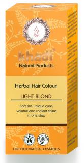 KHADI: Rastlinná farba na vlasy Svetlý blond 100 g