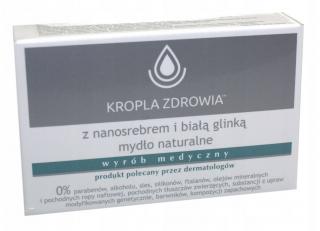 KVAPKA ZDRAVIA: Prírodné mydlo s nano striebrom a bielym ílom 100 g