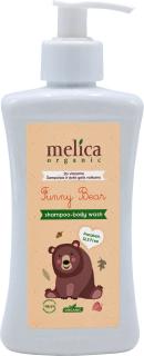 MELICA: Detský organický sprchový gél-šampón Od medvedíka 300 ml