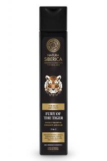 Natura Siberica for MEN: Energizujúci šampón pre telo a vlasy  Zúrivosť tigra  250ml
