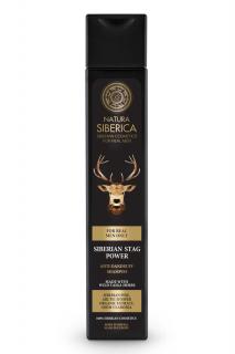 Natura Siberica for MEN: Šampón proti lupinám  Sibírsky jeleň  250 ml