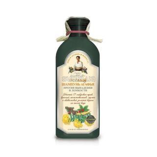 Recepty babičky Agáty: Špeciálny bylinný šampón proti vypadávaniu a lámaniu vlasov  s múmiom 350 ml