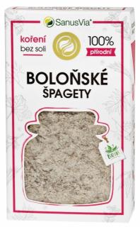 SANUS VIA: Boloňské špagety - 100% bio korenie bez soli