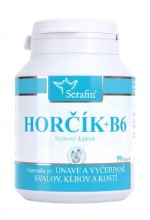 Serafin: Horčík + B6 - prírodné kapsuly 90 kapsúl