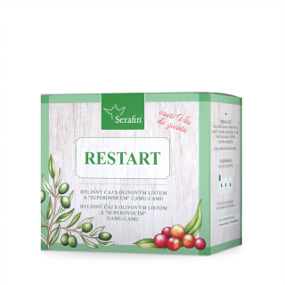 SERAFIN: Reštart - bylinný čaj sypaný + kapsuly 50 g a 60 kps