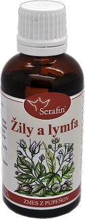 Serafin: Žily a lymfa - tinktúra zo zmesi pupeňov 50 ml