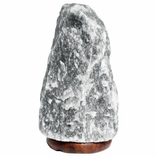 Sivá himalájska prírodná soľná lampa 1,5-2 kg