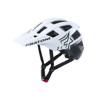 Cratoni Prilba MTB AllSet Pro veľ. S/M (54-58cm) biela/čierna matná