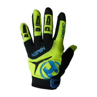 Dlhoprsté rukavice HAVEN DEMO LONG green/blue