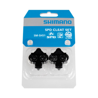 Pedálové záražky SHIMANO SM-SH51 čierne