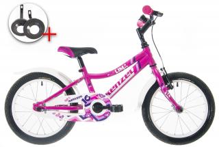 Bicykel Kenzel Lima 5 pink 16   s balačnými kolieskami 16514353146522 (16514353146522)
