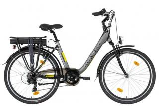 Elektro Bicykel Lovelec Norma 18  grey/yellow  26  bateria v nosiči 10 Ah B400276 (B400276)