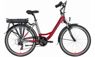 Elektro Bicykel Lovelec Polaris 18  red/grey 26  bateria v nosiči 10 Ah B400278 (B400278)