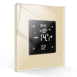 WIFI termostat s napäťovým výstupom Farba: Zlatá