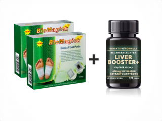 Biomagick detoxikačné náplasti 2 x + Liver Booster ZADARMO