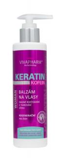 Keratínový balzám na vlasy s kofeinom VIVAPHARM 200ml