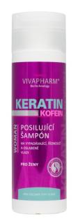 Keratínový šampon na vlasy s kofeinom VIVAPHARM 200ml
