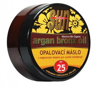 Opaĺovacie máslo s bio arganovým olejom SPF 25 SUN VITAL