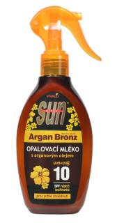 Opaĺovacie mlieko s bio arganovým olejom SPF 10 SUN VITAL