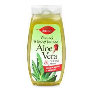 BC BIONE Aloe Vera šampón vlasový a telový 260 ml