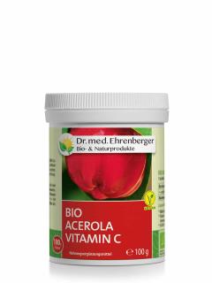 Acerola Vitamín C prášok 100g DR. EHRENBERGER