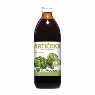 Artičoka 99,8% šťava 500ml EKOMEDICA