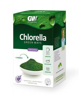 BIO Chlorella prášková 330g GREEN WAYS