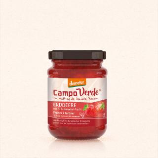 Jahodový džem demeter 250g CAMPO VERDE