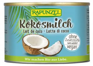 Kokosové mlieko v konzerve 200ml RAPUNZEL