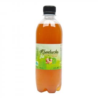 Kombucha zázvor s limetkou 500 ml BIO STEVIKOM