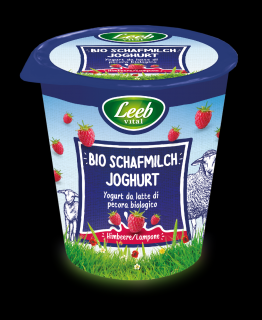 Malinový jogurt OVČÍ 125g LEEB