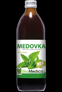 Medovka – nápoj z listov medovky lekárskej 500ml EKOMEDICA