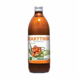 Rakytník 100% šťava 500ml EKOMEDICA