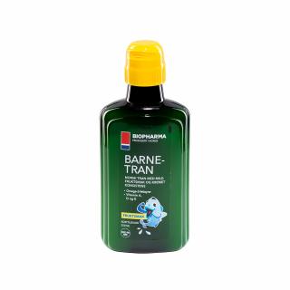 Rybí olej pre deti  BARNE TRAN (ovocná príchuť) 250ml BIOPHARMA