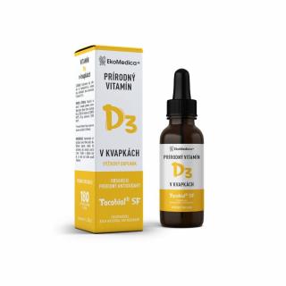 Vitamín D3 v kvapkách 30ml EKOMEDICA